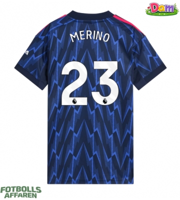 Arsenal Mikel Merino #23 Bortatröja Kvinnor 2025-26 Kortärmad